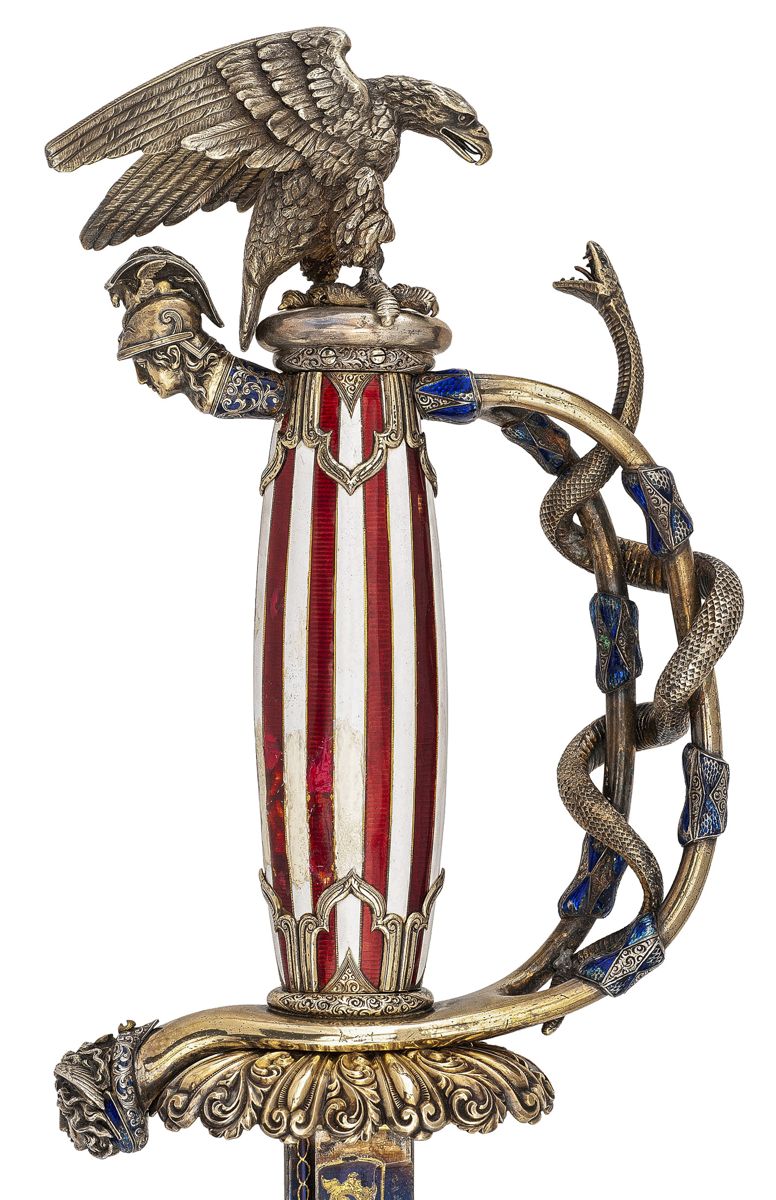 Tiffany Presentation Sword — lead photograph from the original article