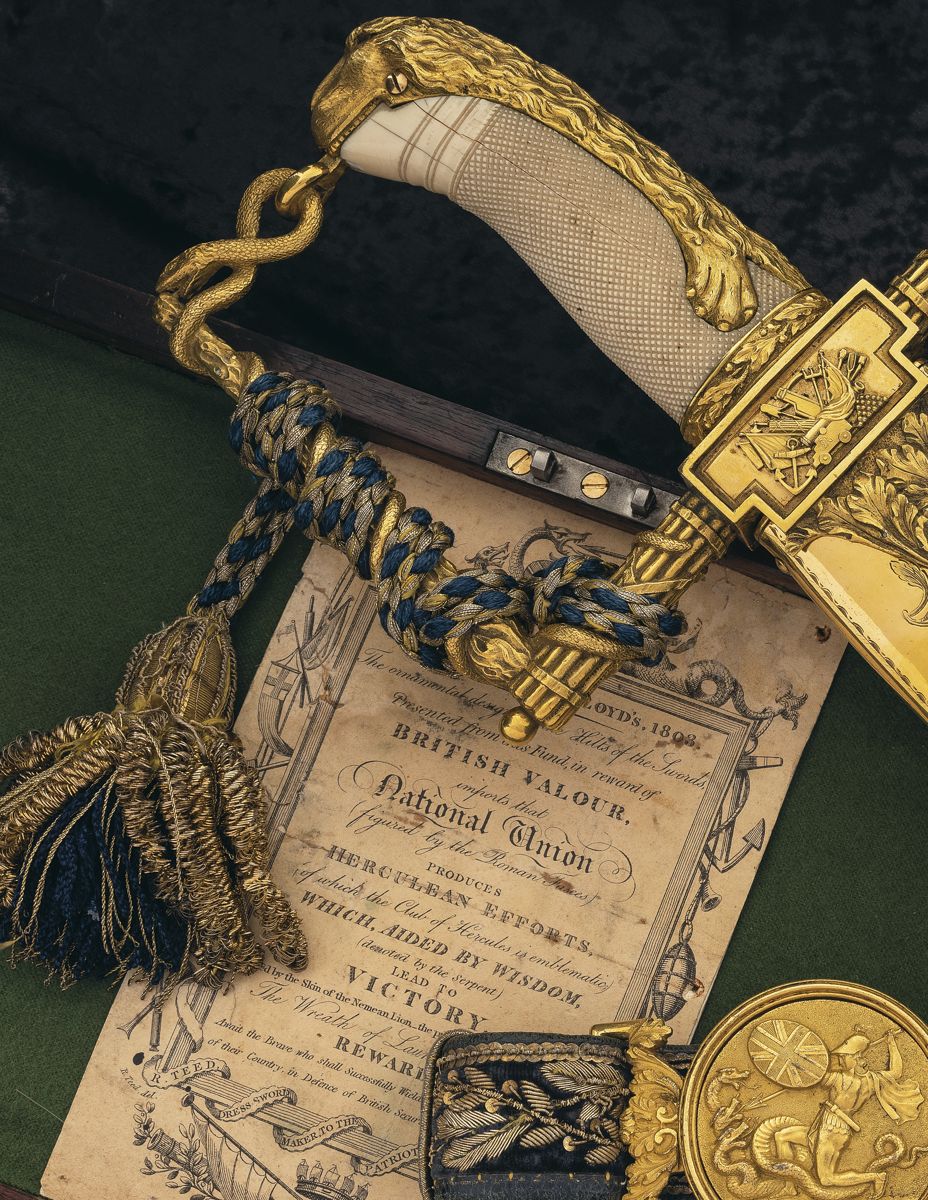 £100 Lloyd’s Patriotic Fund Sword of Captain Robert Redmill — photograph 6 from the original article