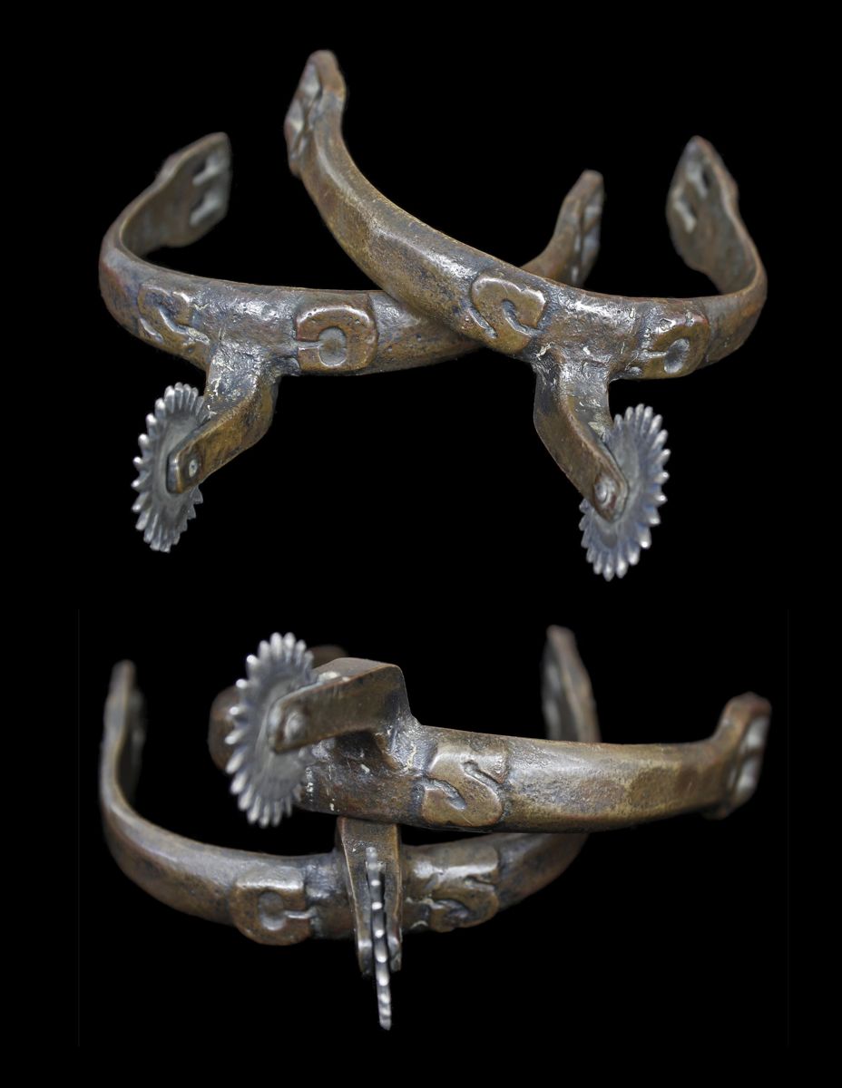 An Original Pair of Leech & Rigdon Spurs — lead photograph from the original article