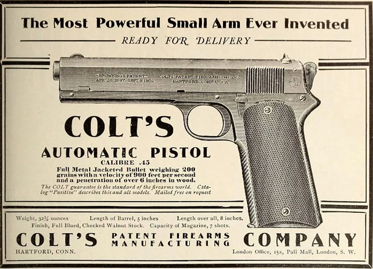 Colt Military Service Pistols—models 1900 to 1911 — photograph 11 from the original article