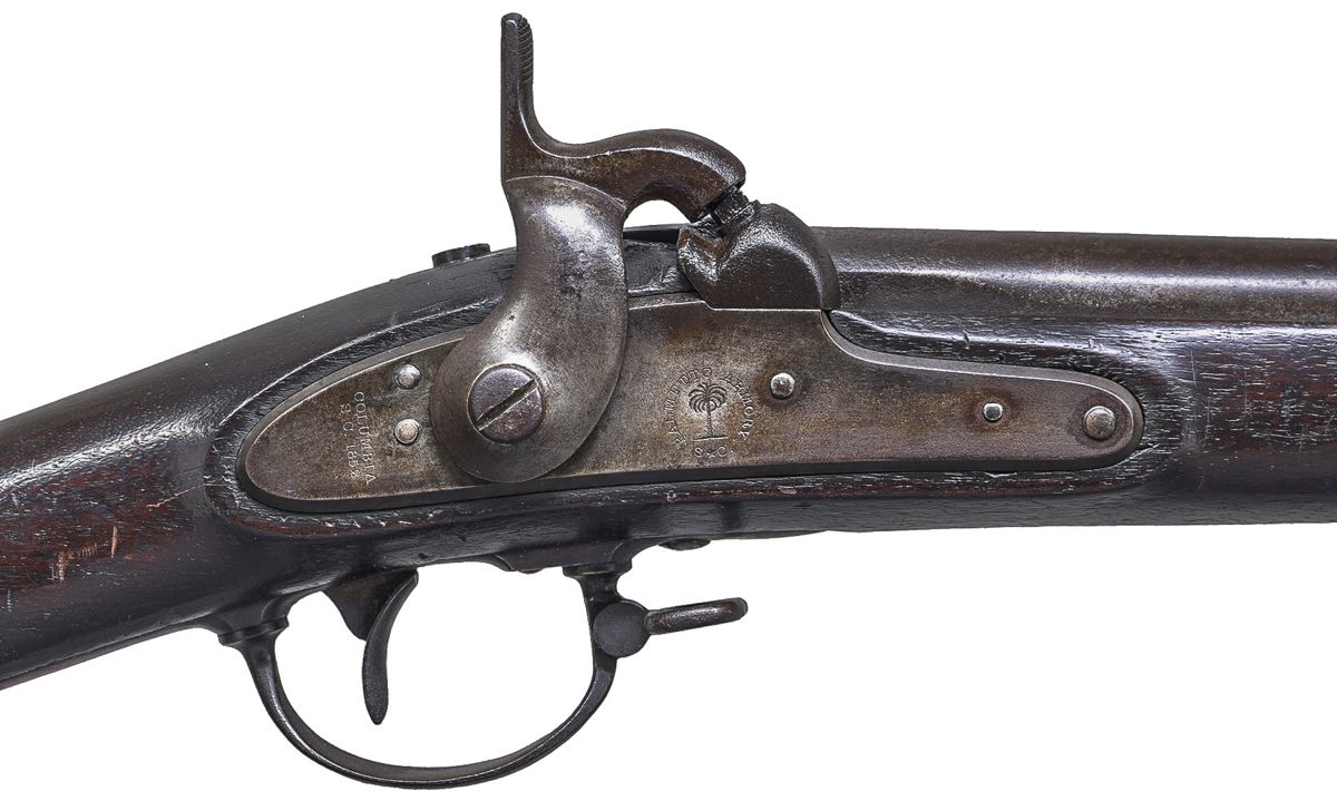 Carved Palmetto Model 1852 Muskets Captured at Fort Walker — photograph 4 from the original article