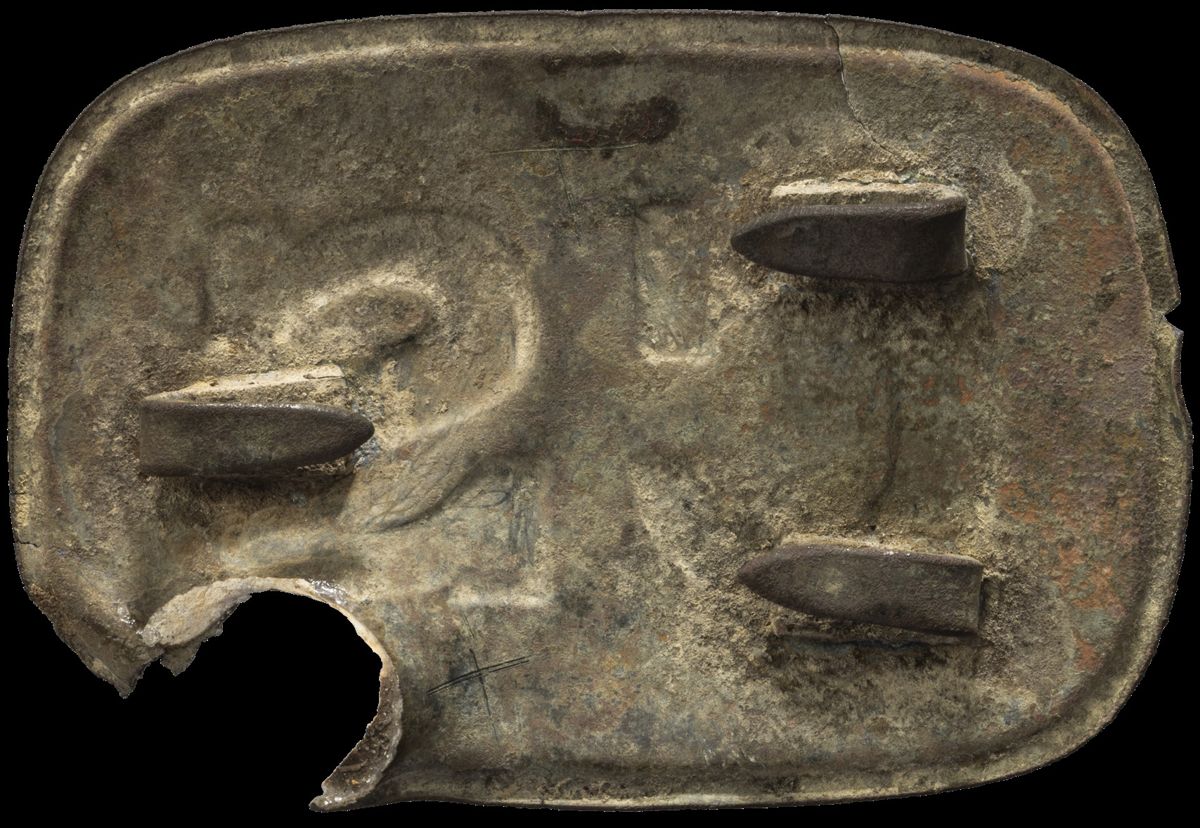Confederate Bullet Struck Waist Belt Buckle — photograph 7 from the original article